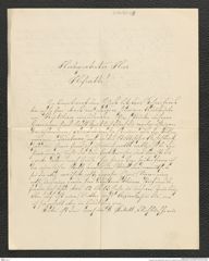 Nachlass Franz Steindachner, Brief von E. Brandis an Franz Steindachner (18.08.1904), Inv.Nr. 52.03, Seite 1